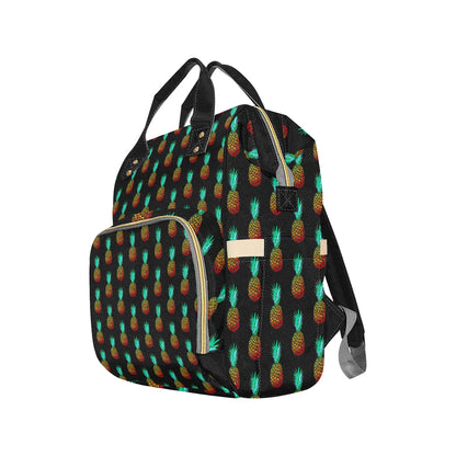 Pineapple Pattern Print Design A05 Diaper Bag Backpack