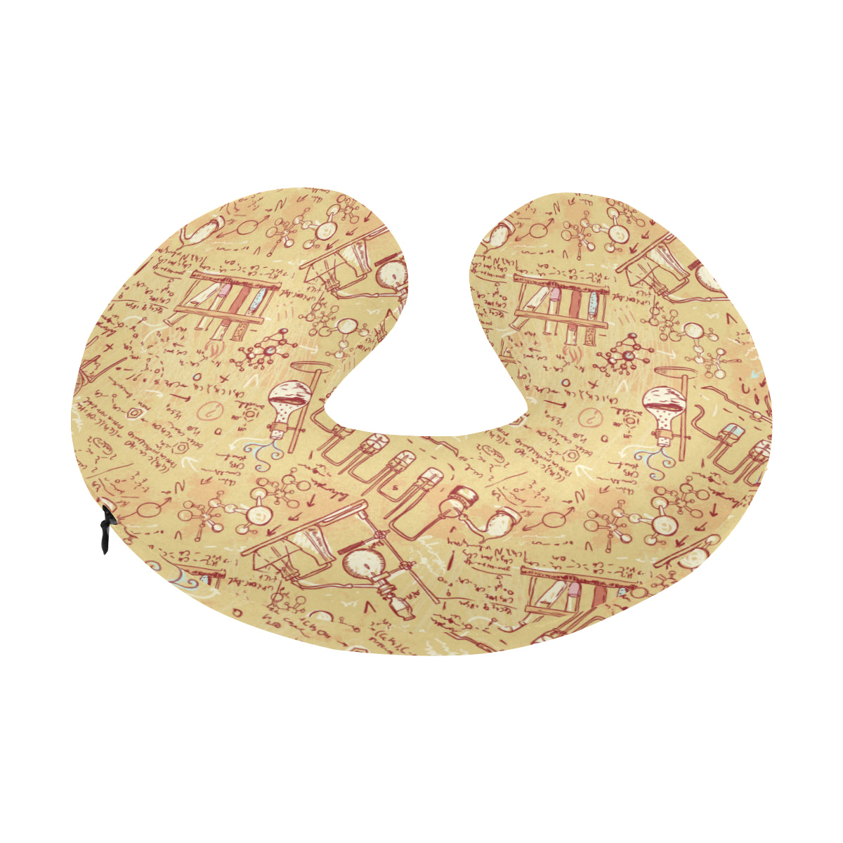 Chemical Pattern Print Design 01 U-Shaped Travel Neck Pillow