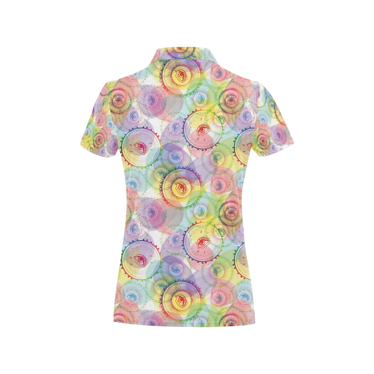 Third Eye Print Design LKS303 Women's Polo Shirt