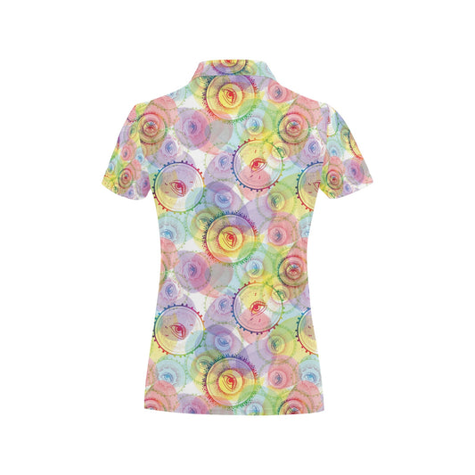 Third Eye Print Design LKS303 Women's Polo Shirt