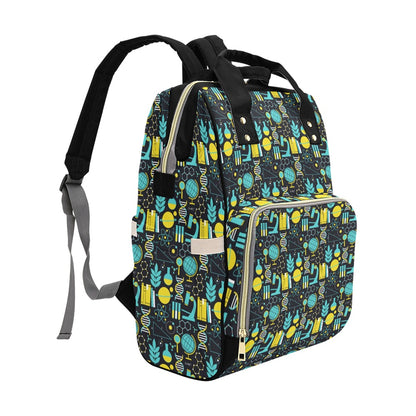 Science Print Design LKS301 Diaper Bag Backpack