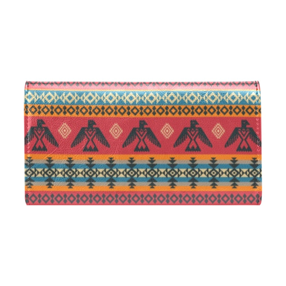 Eagles Native American Design Women's Trifold Wallet