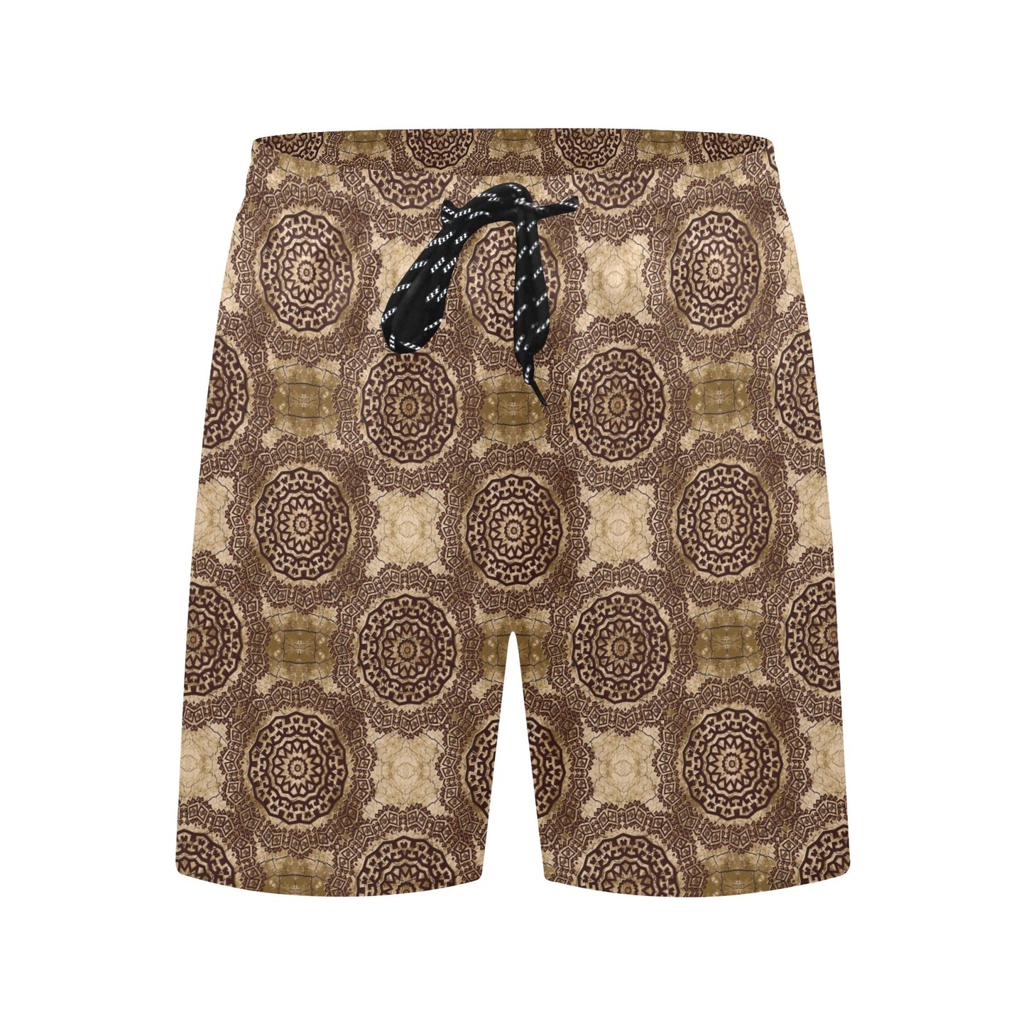 Ancient Greek Symbol Print Design LKS309 Men's Swim Trunks Beach Shorts