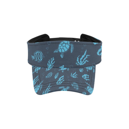 Sea Turtle Print Design LKS307 Unisex Sun Visor