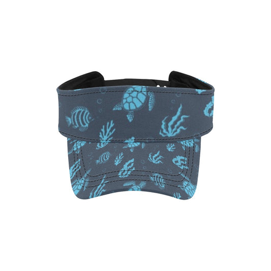 Sea Turtle Print Design LKS307 Unisex Sun Visor