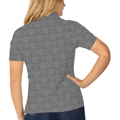 Vikings Print Design LKS303 Women's Polo Shirt
