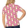 Hamster Cute Pattern Print Design 02 Women's Polo Shirt