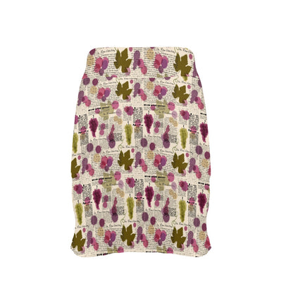 Wine Style Design Print 17" Golf & Pickleball Skort with Pockets