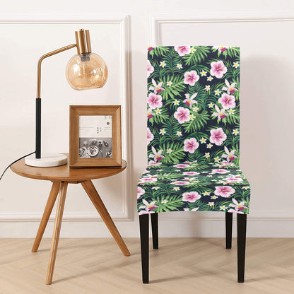 Hibiscus Tropical Print Design LKS309 Dining Chair Slipcover