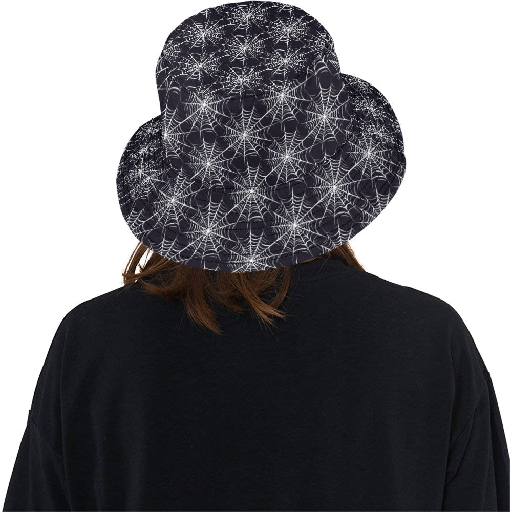 Spider Web Print Design LKS303 Unisex Bucket Hat