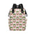 Pig Print Design LKS403 Diaper Bag Backpack