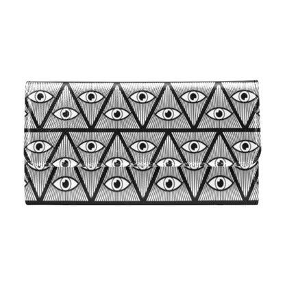 Third Eye Pattern Print Design LKS304 Women's Trifold Wallet