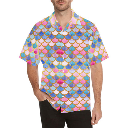 Scales Print Design LKS401 Men's Men's Hawaiian Shirt