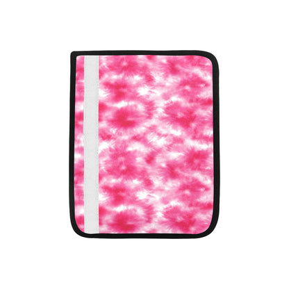 Tie Dye Pink Print Design LKS304 Car Seat Belt Cover