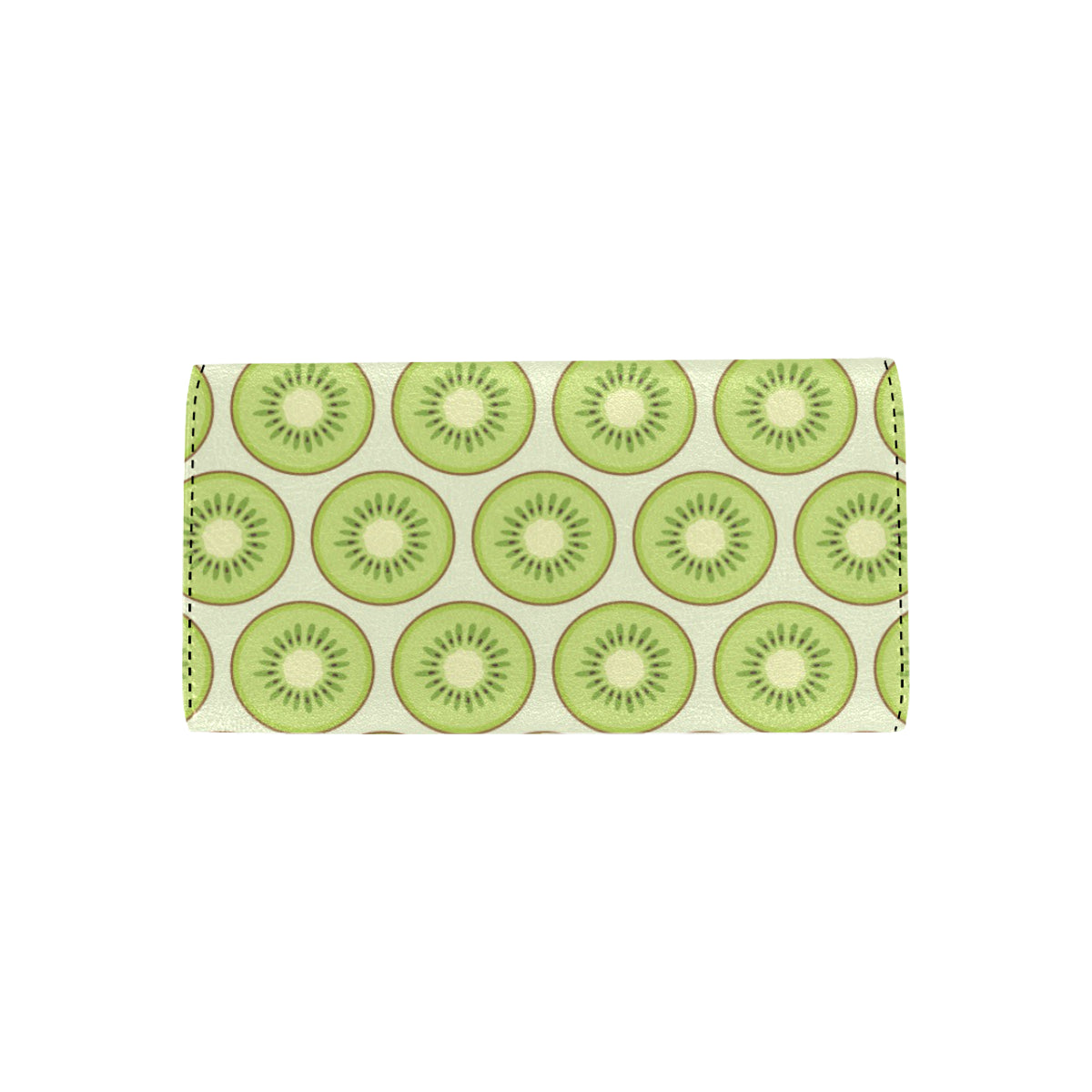 Kiwi Pattern Print Design KW02 Women's Trifold Wallet