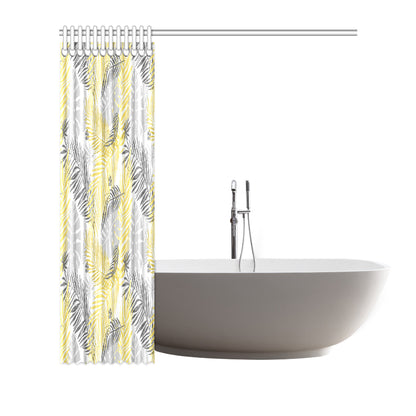 Palm Leaves Pattern Print Design PL012 Shower Curtain