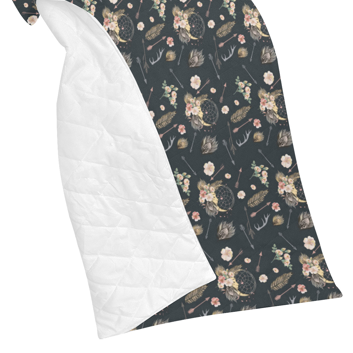 Bohemian Pattern Print Design 09 Premium Quilt