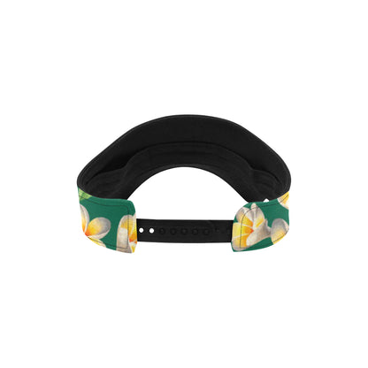 Plumeria Pattern Print Design PM07 Unisex Sun Visor