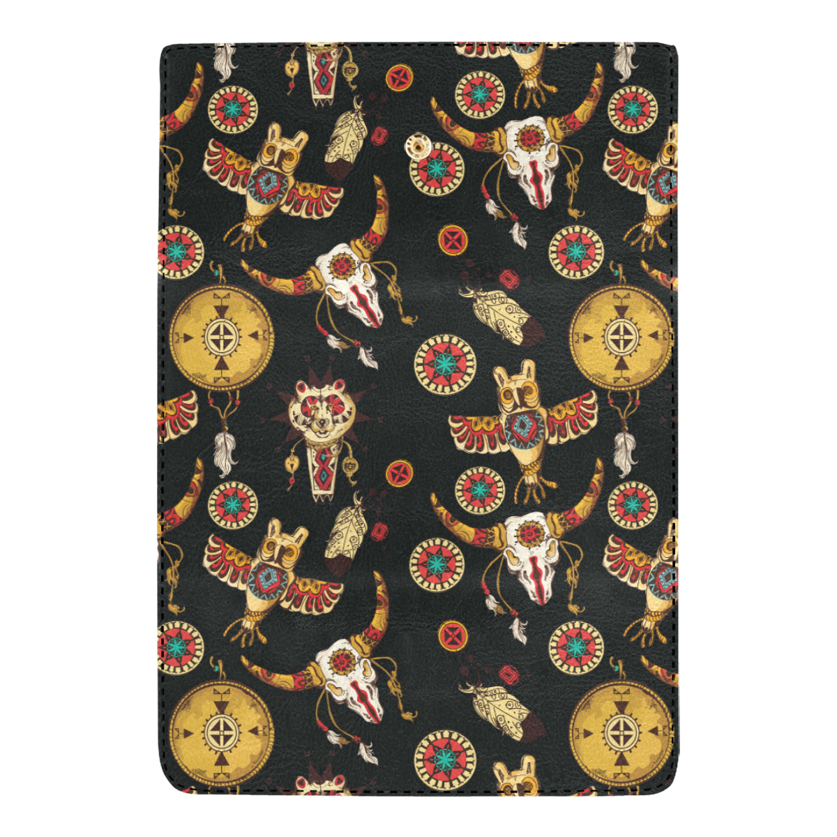 Native American Symbol Pattern Women's Trifold Wallet