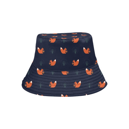Squirrel Print Design LKS303 Unisex Bucket Hat
