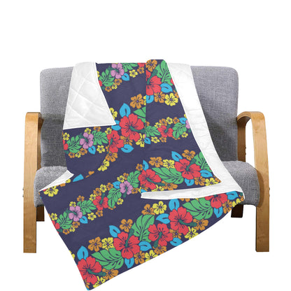 Hawaiian Themed Pattern Print Design H03 Premium Quilt