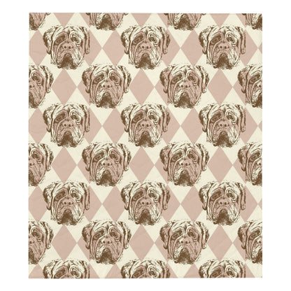 Mastiffs Pattern Print Design 01 Premium Quilt