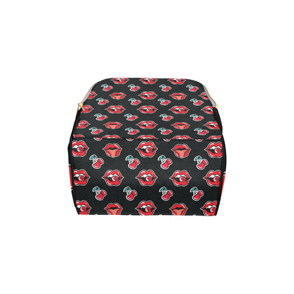 Cherry Pattern Print Design CH04 Diaper Bag Backpack