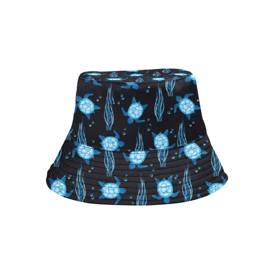 Sea Turtle Print Design LKS3013 Unisex Bucket Hat