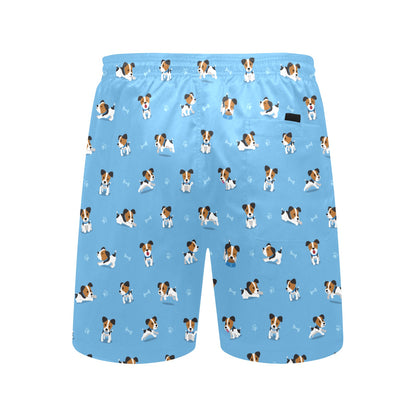 Russell Terriers Print Design LKS3010 Men's Swim Trunks Beach Shorts