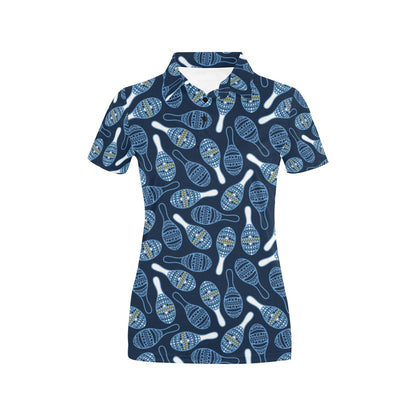 Maracas Print Design LKS401 Women's Polo Shirt