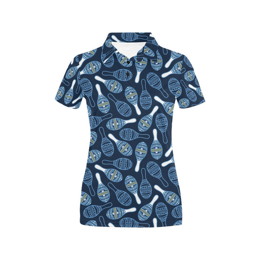 Maracas Print Design LKS401 Women's Polo Shirt