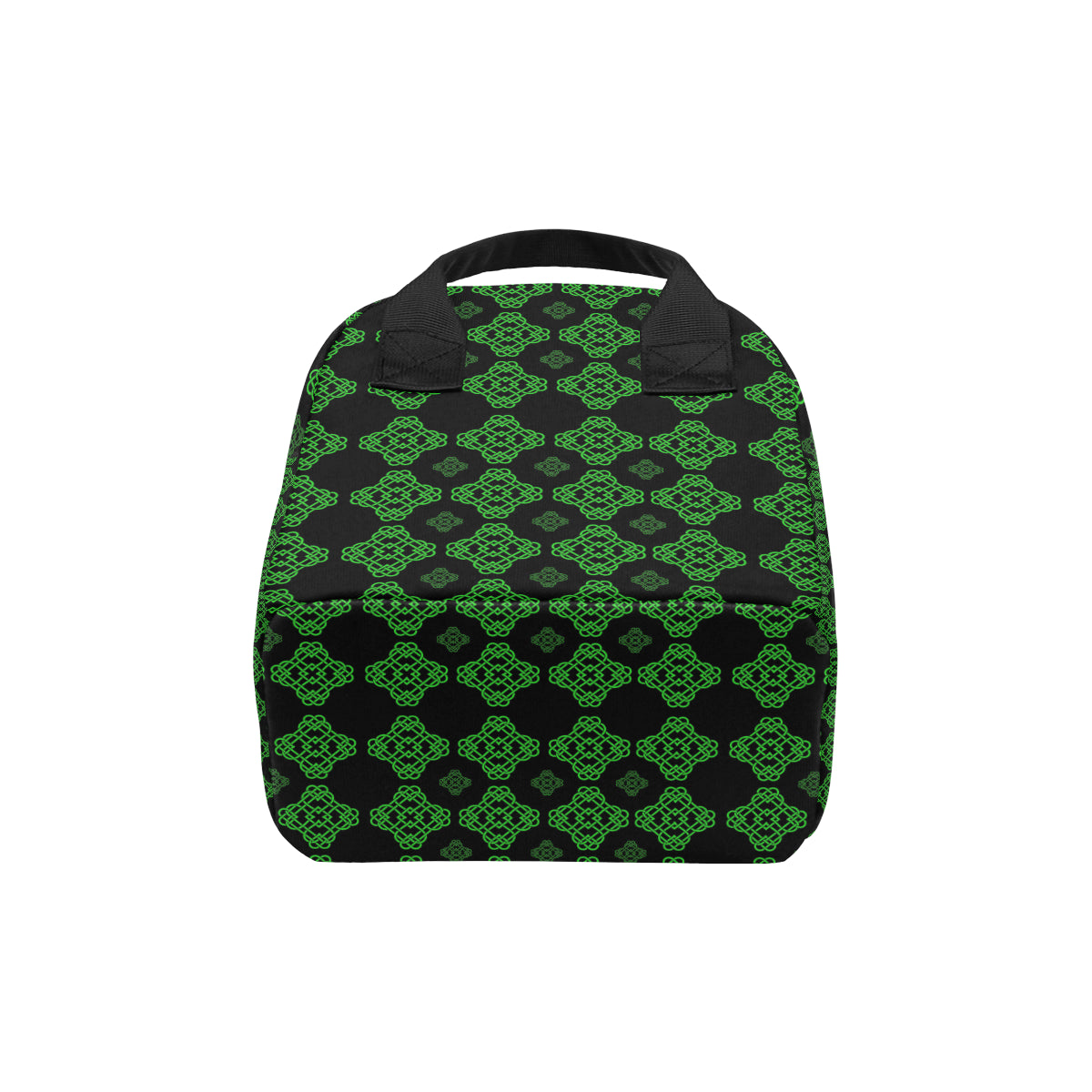 Celtic Knot Green Neon Design Insulated Lunch Bag