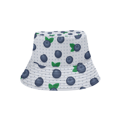 Blueberry Pattern Print Design BB02 Unisex Bucket Hat