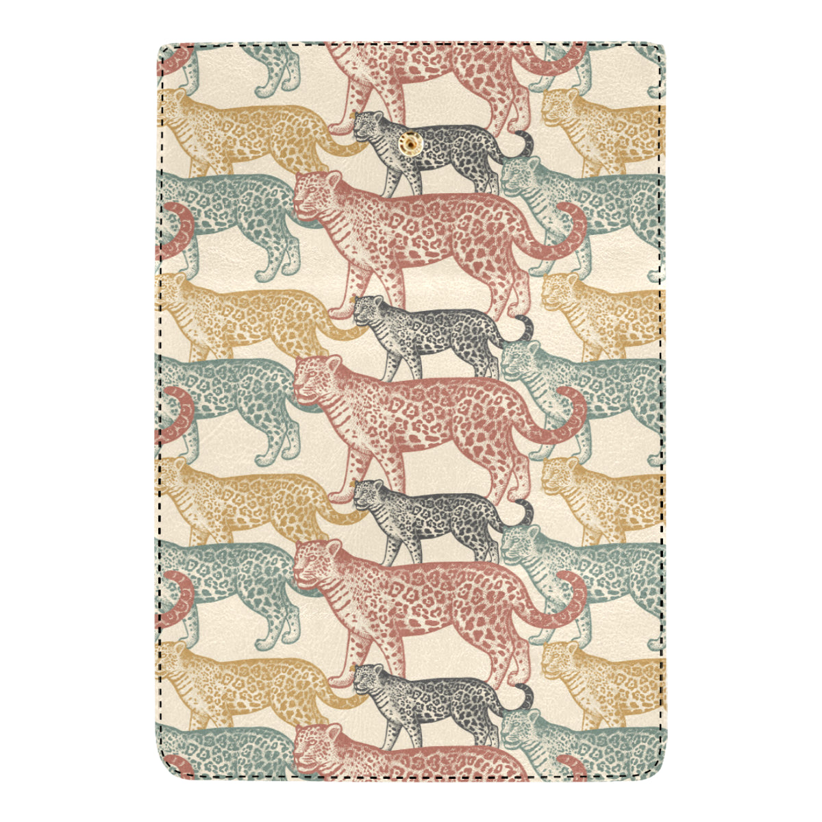 Jaguar Pattern Print Design 01 Women's Trifold Wallet