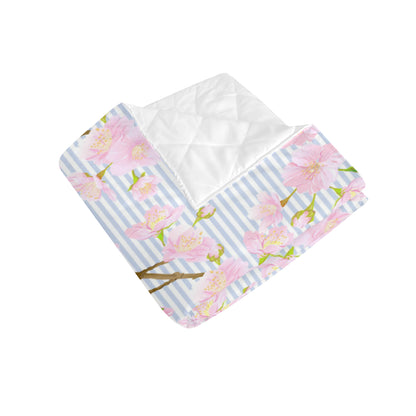Pink Cherry Blossom Sakura Premium Quilt