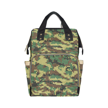 ACU Army Digital Pattern Print Design 02 Diaper Bag Backpack