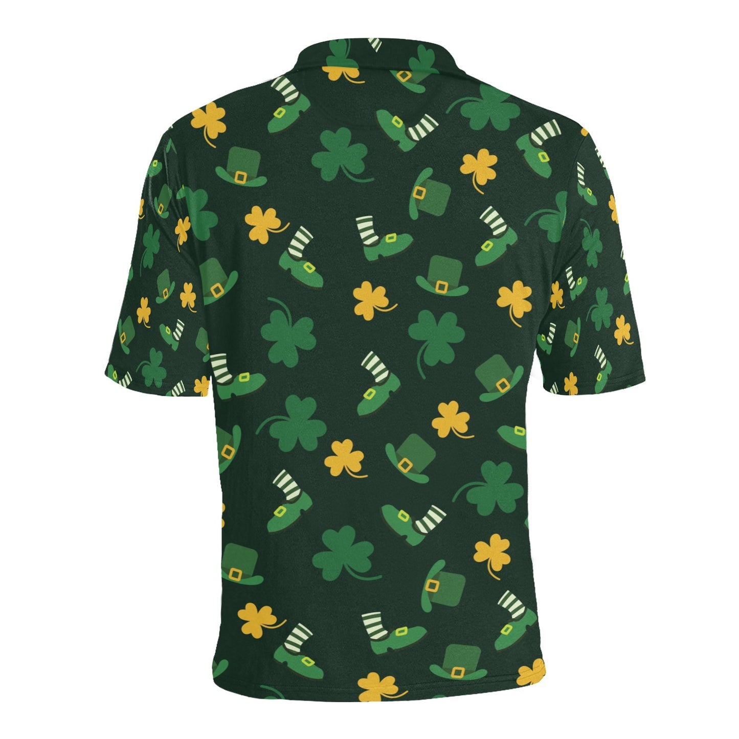 St Patricks Day Print Design LKS306 Men Polo Shirt