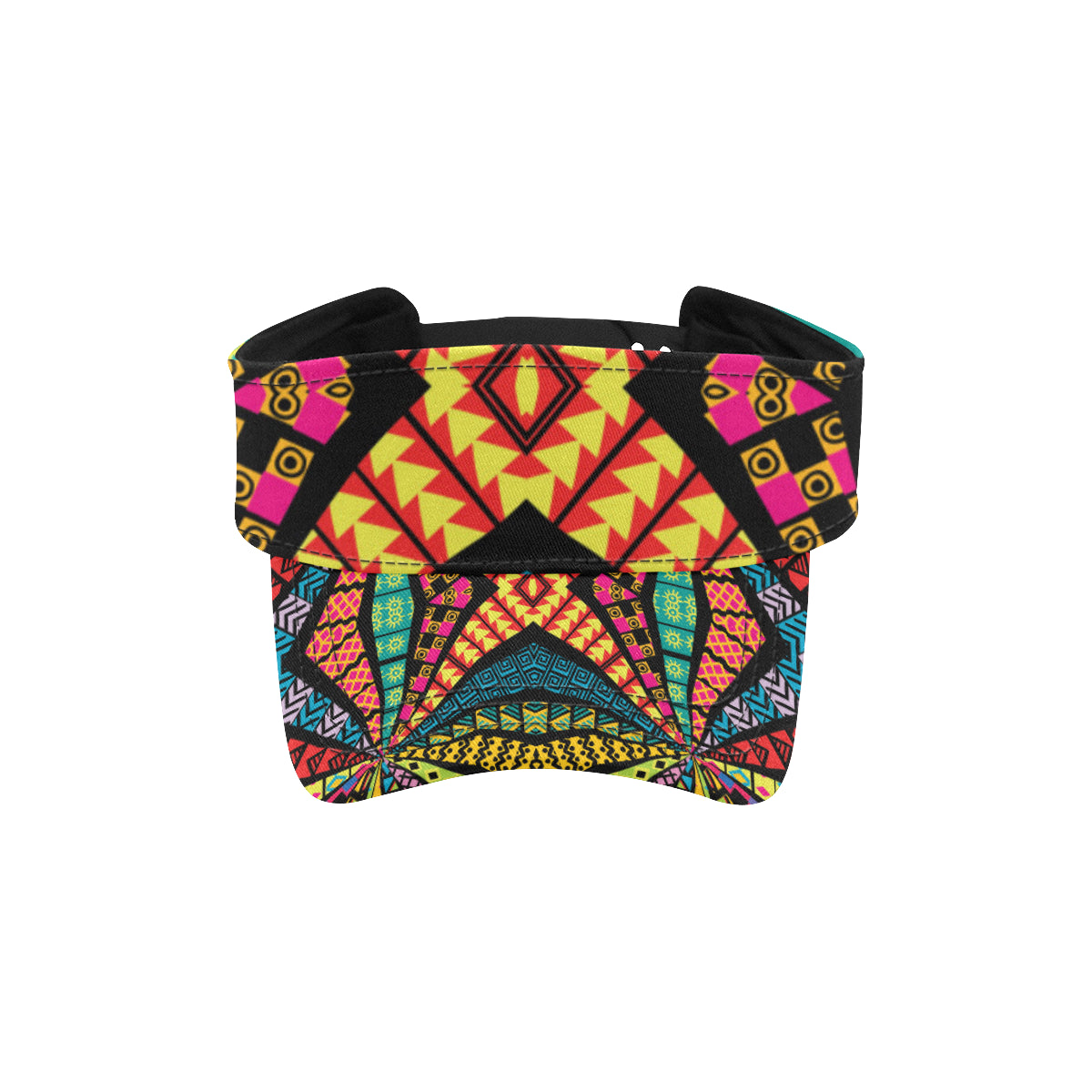 Kaleidoscope Pattern Print Design 05 Unisex Sun Visor