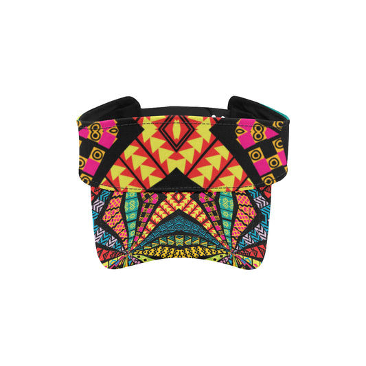 Kaleidoscope Pattern Print Design 05 Unisex Sun Visor