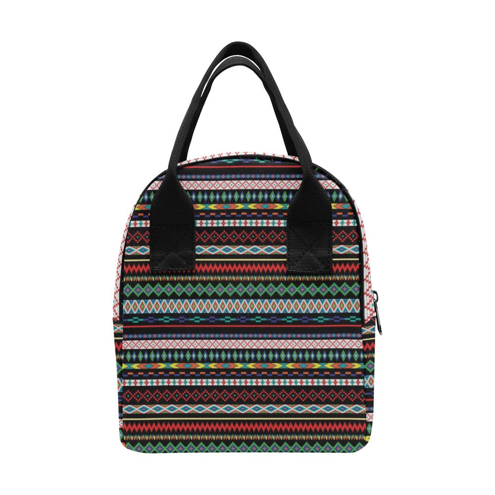 Southwest Pattern Print Design LKS302 Insulated Lunch Bag
