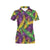 Mardi Gras Pattern Print Design 09 Women's Polo Shirt