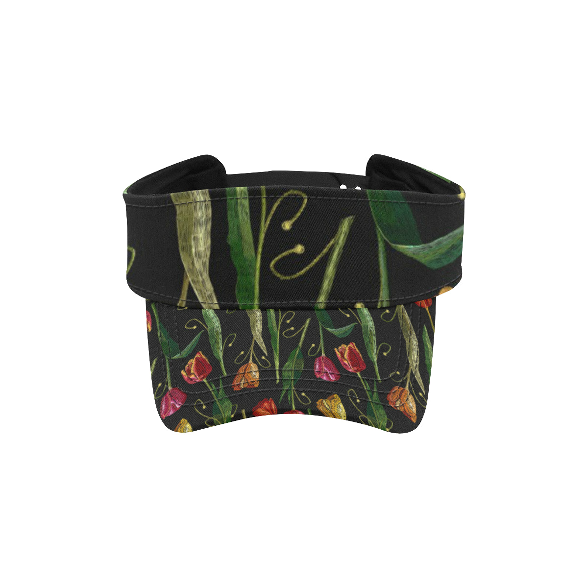 Tulip Embroidered Pattern Print Design TP01 Unisex Sun Visor