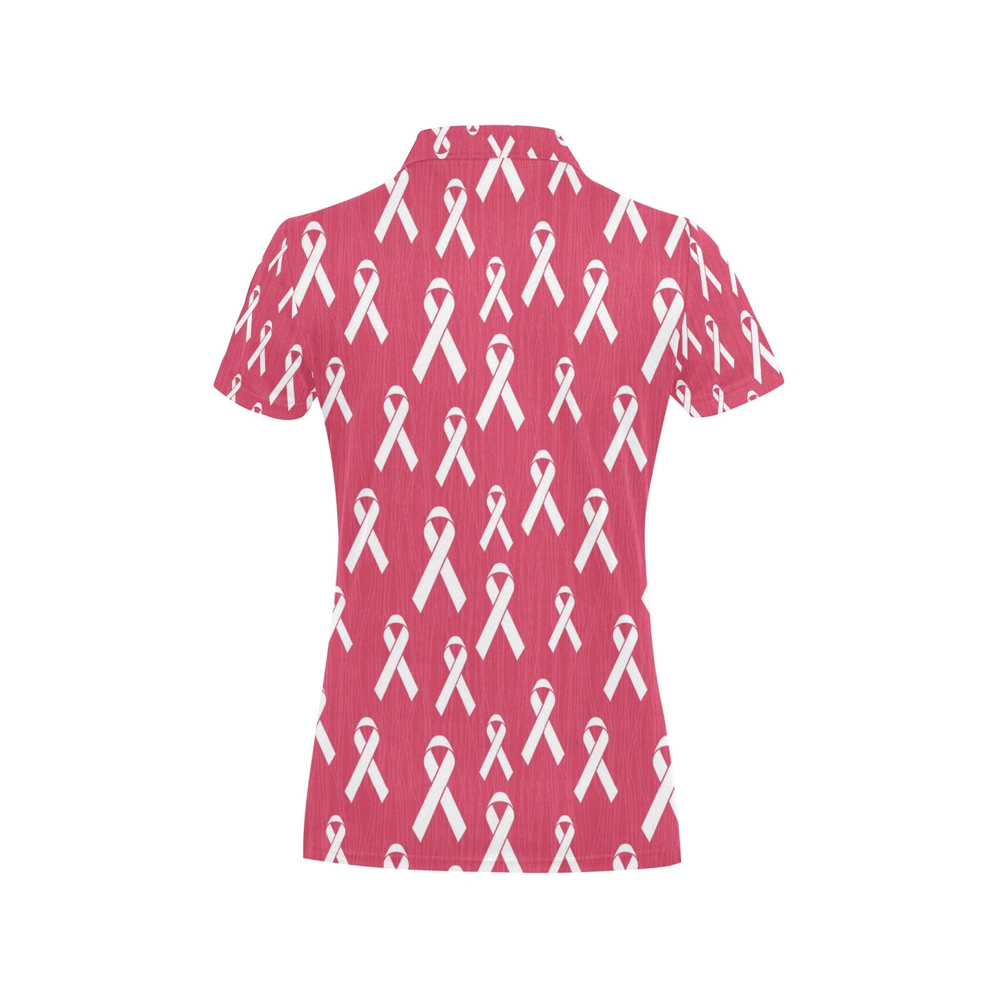 Breast Cancer Awareness Symbol Women's Polo Shirt