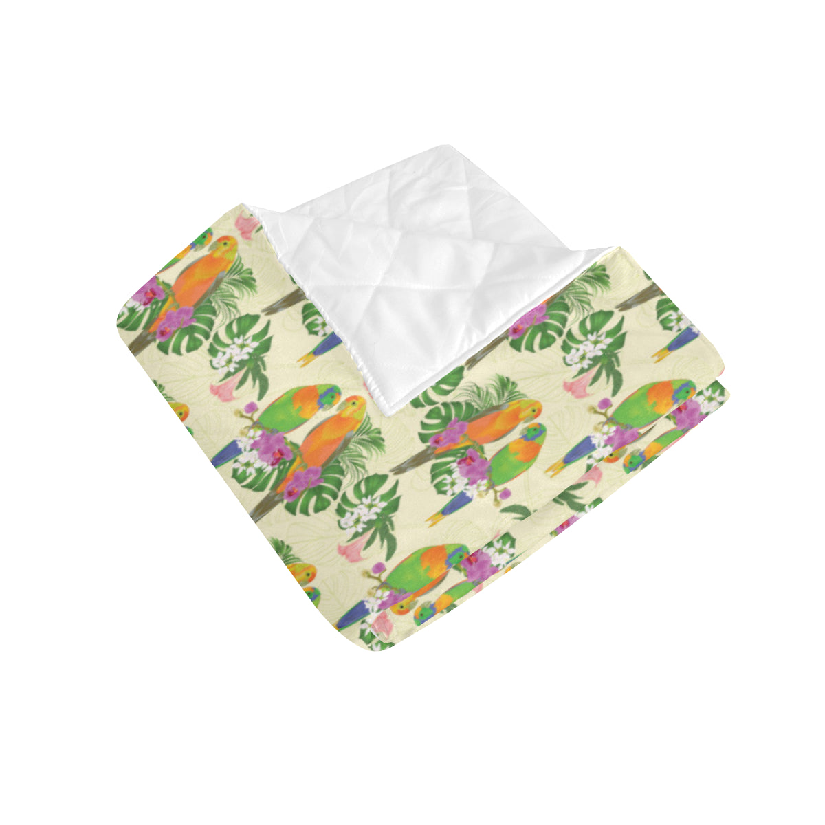 Conures Pattern Print Design 02 Premium Quilt