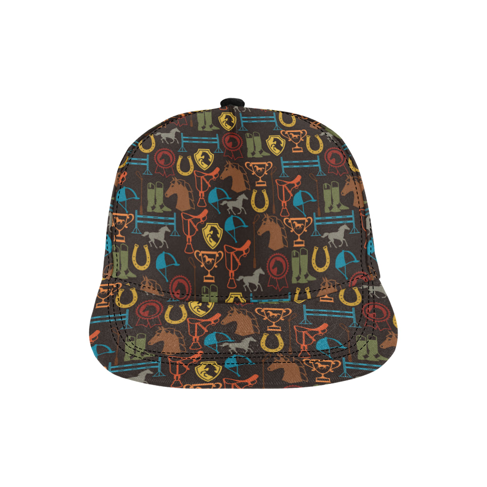 Equestrian Equipment Horse Colorful Snapback Cap