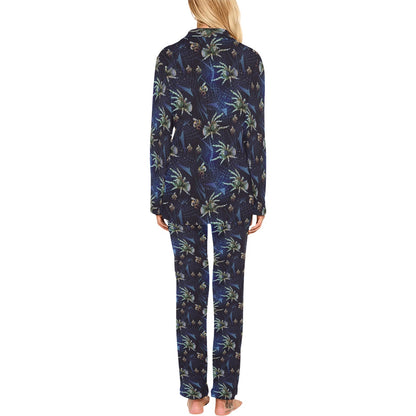Tarantula Print Design LKS401 Women's Long Pajama Set