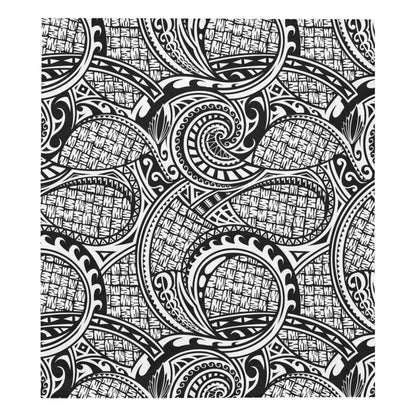 Polynesian Tribal Pattern Premium Quilt