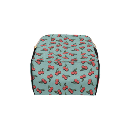 Cherry Pattern Print Design CH03 Diaper Bag Backpack