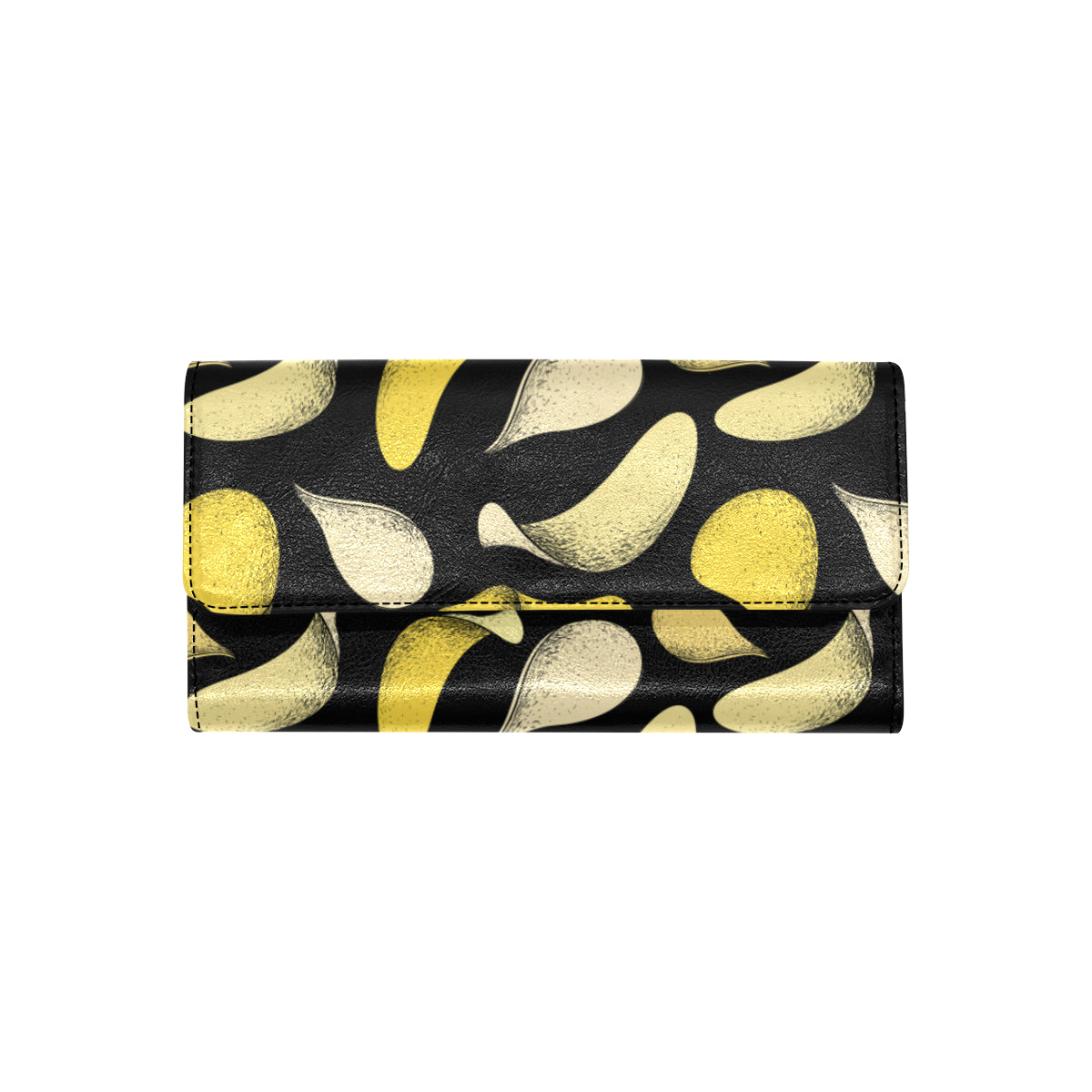 Potato Pattern Print Design A02 Women's Trifold Wallet