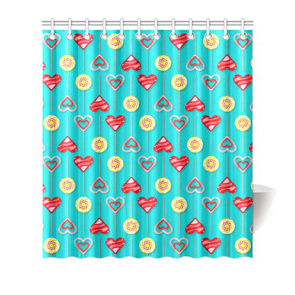 Lollipop Pattern Print Design LL06 Shower Curtain